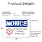 Signmission No Cell Phones During Work Hours, 18 in W x Rectangle, Aluminum OS-2PACK-NS-A-1218-L-14425 - alternate 8